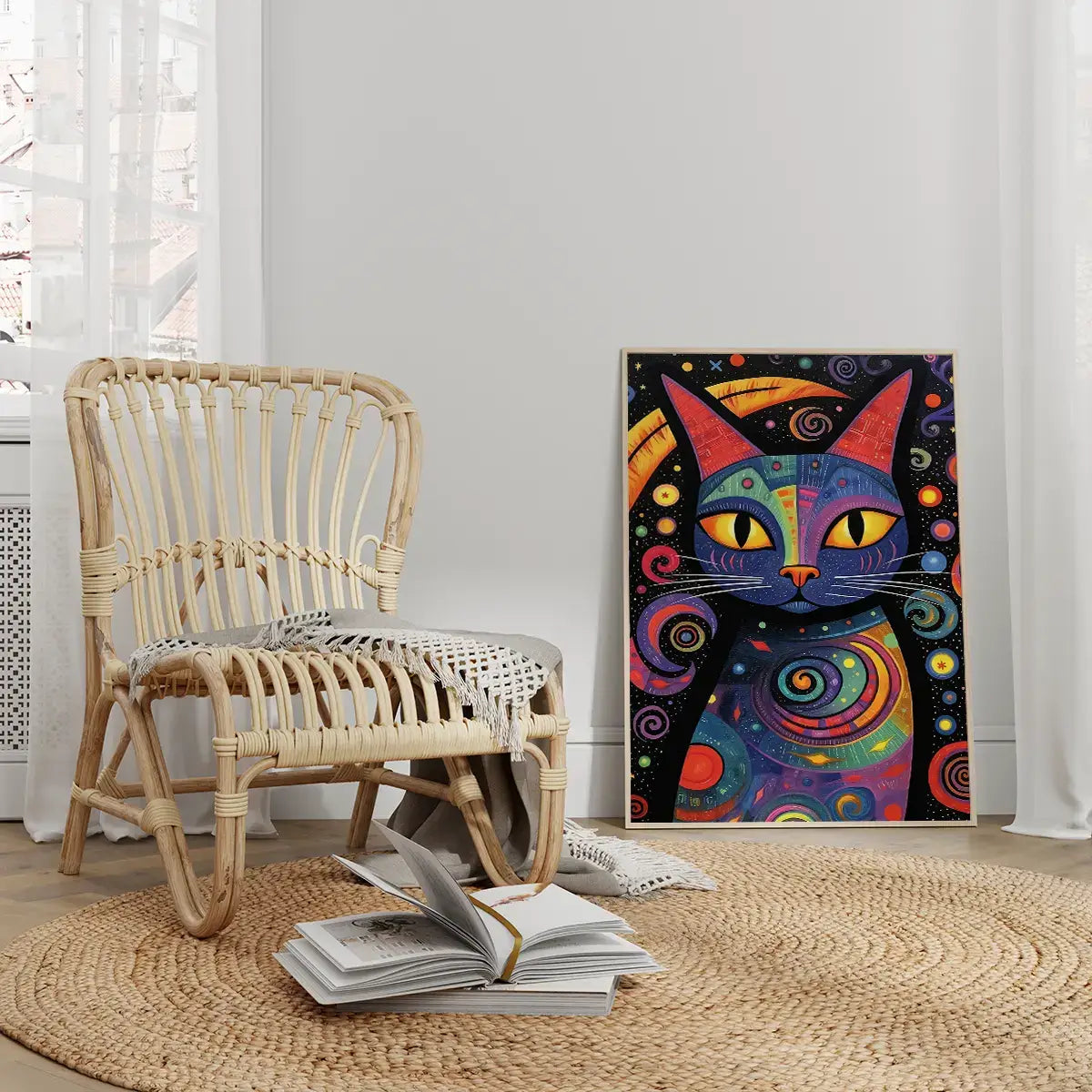 Plakat Galaktyczny Kot