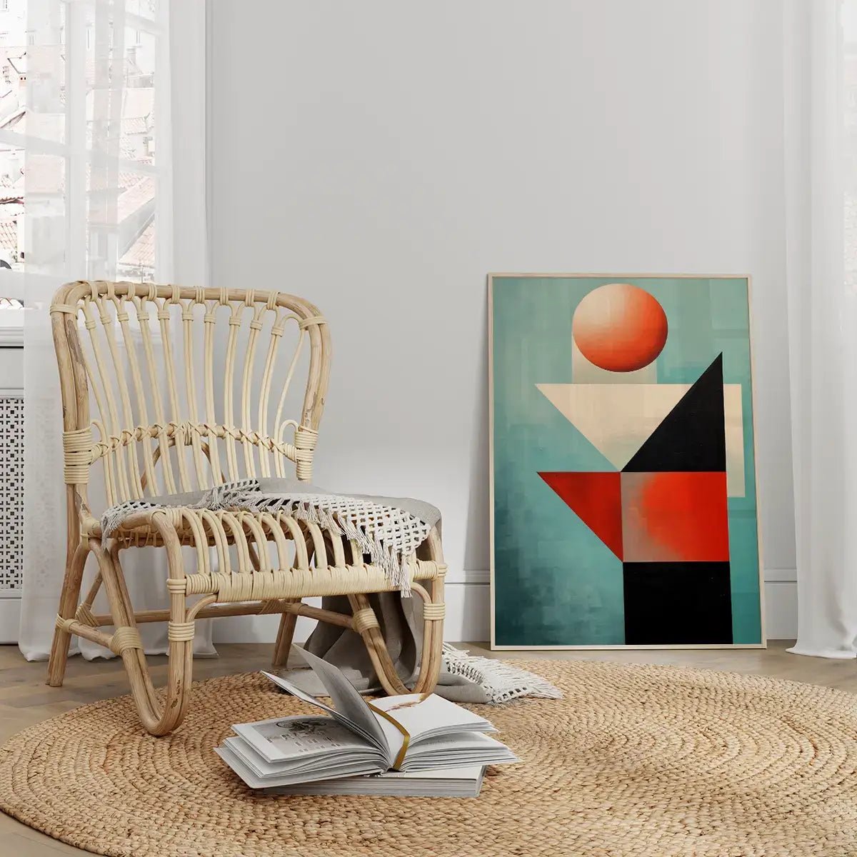 Plakat Geometryczna Harmonia