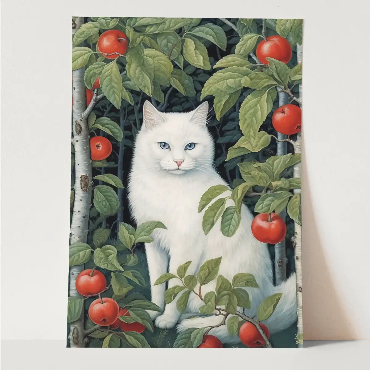 Plakat Kocia Magia Pośród Jabłek