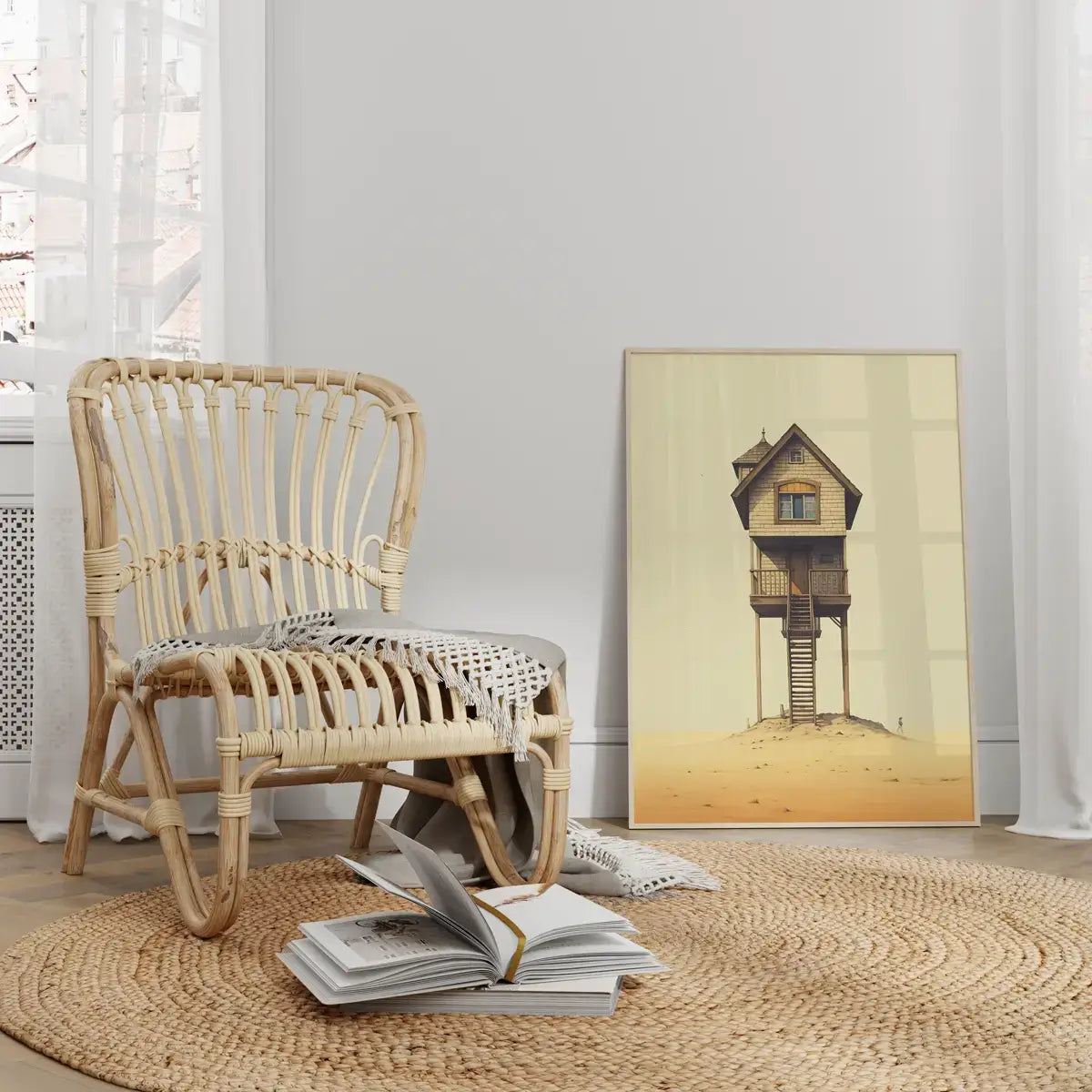 Plakat Dom Na Piasku
