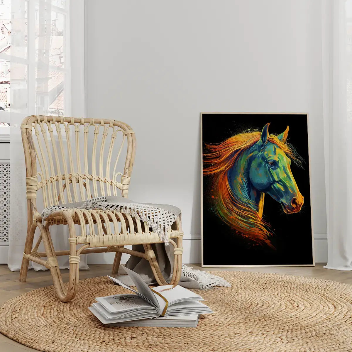 Plakat Neonowa Wolność