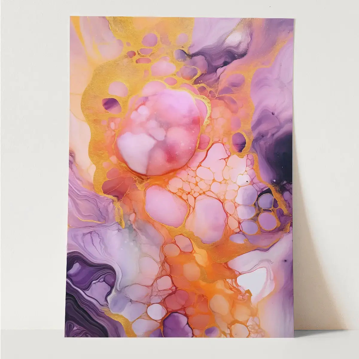 Plakat Fioletowa Energia