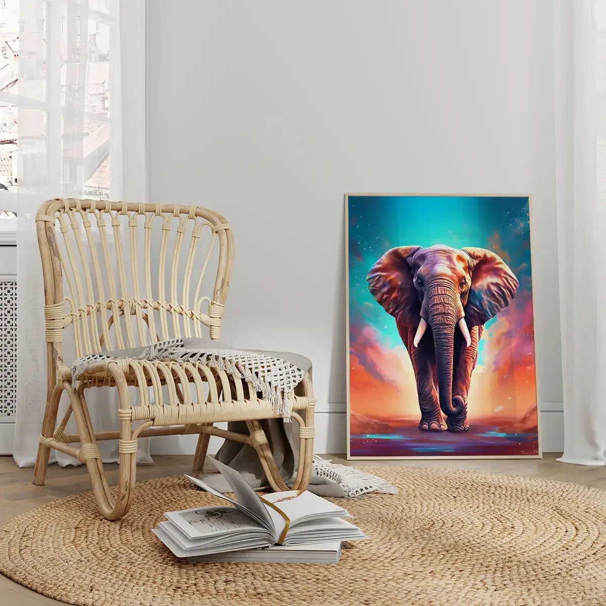 Plakat Mistyczny Słoń