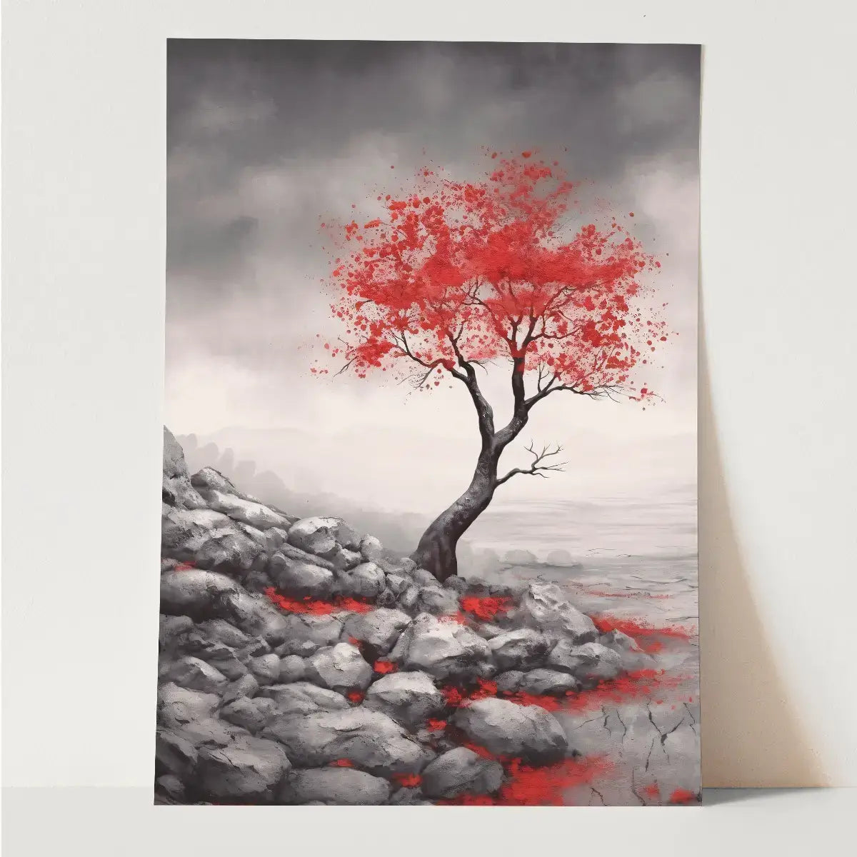 Plakat Ogniste Drzewo