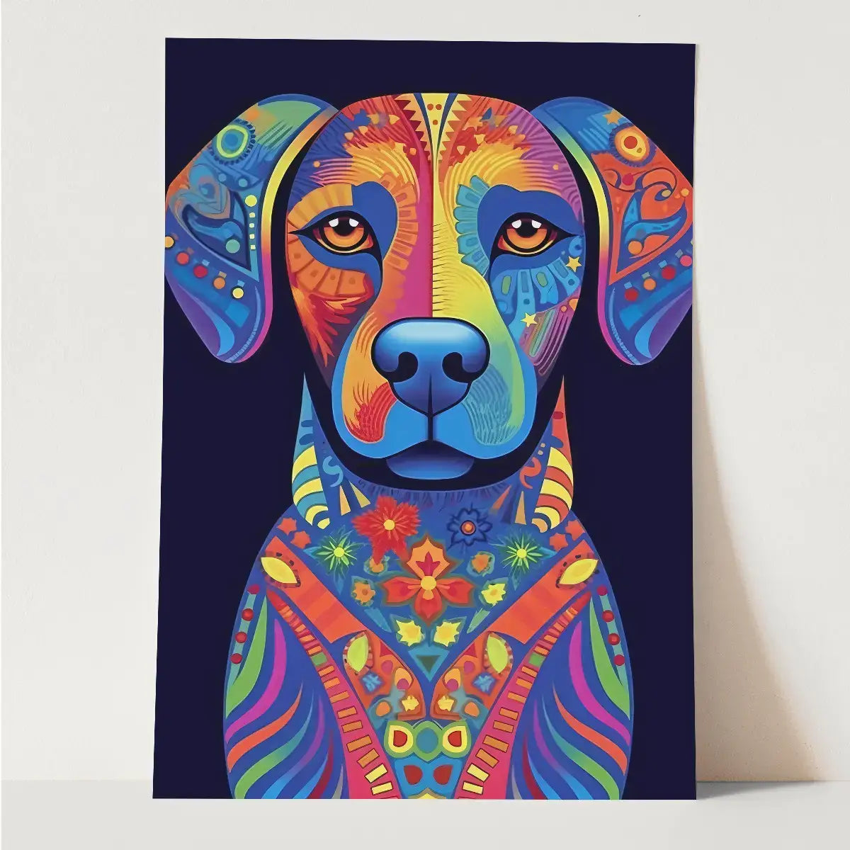 Plakat Pies Pełen Barw