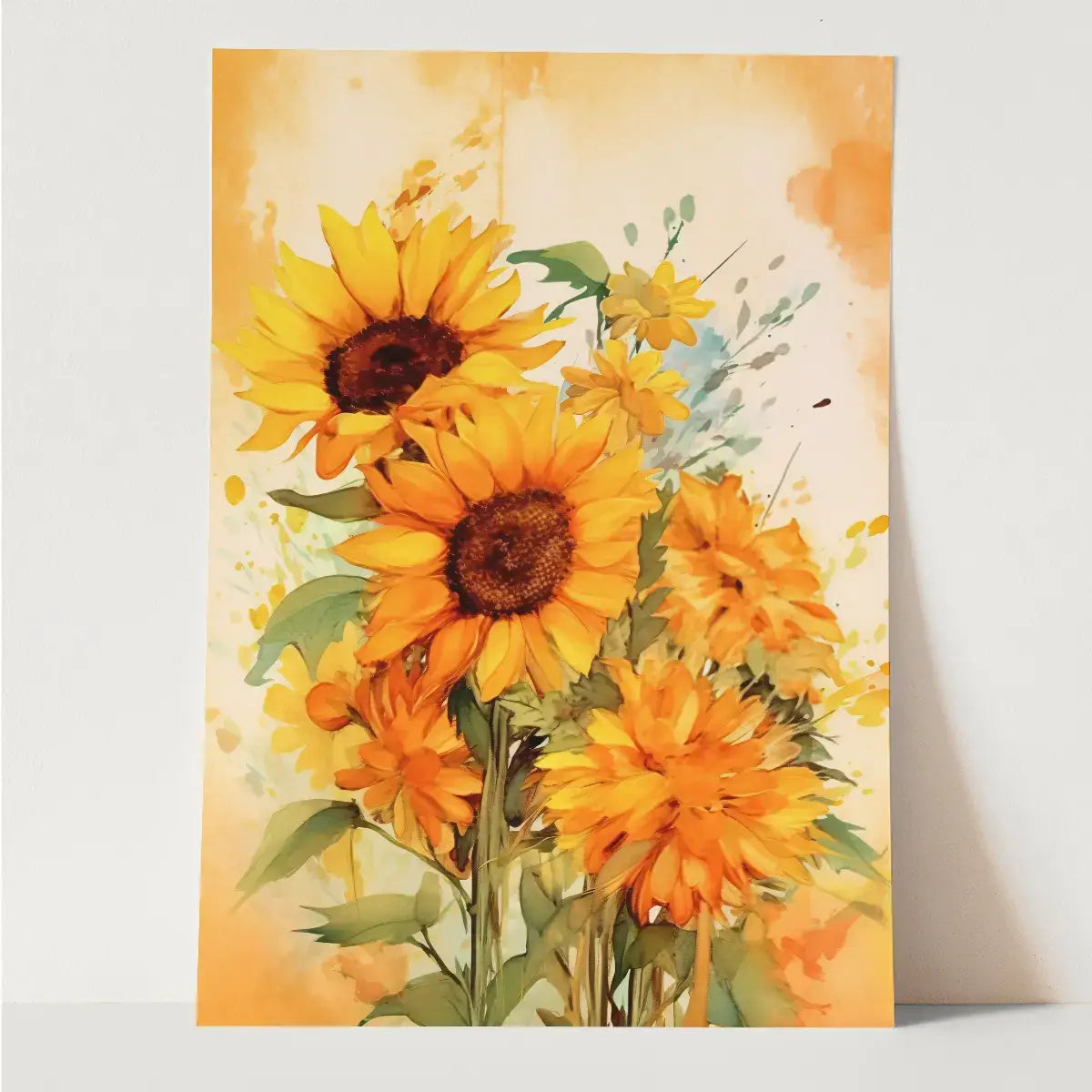 Plakat Letnie Słoneczniki