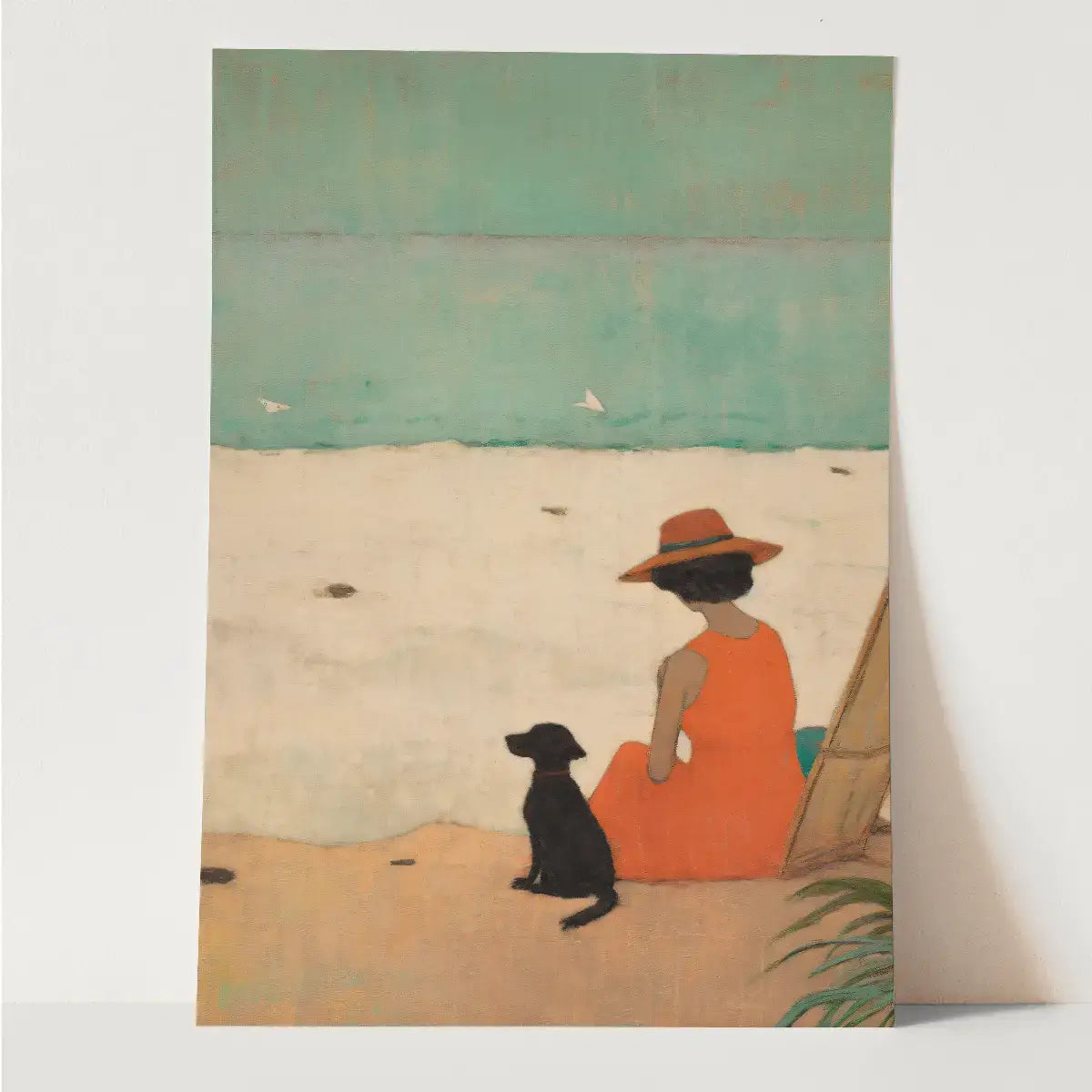 Plakat Wierny Towarzysz na Piasku