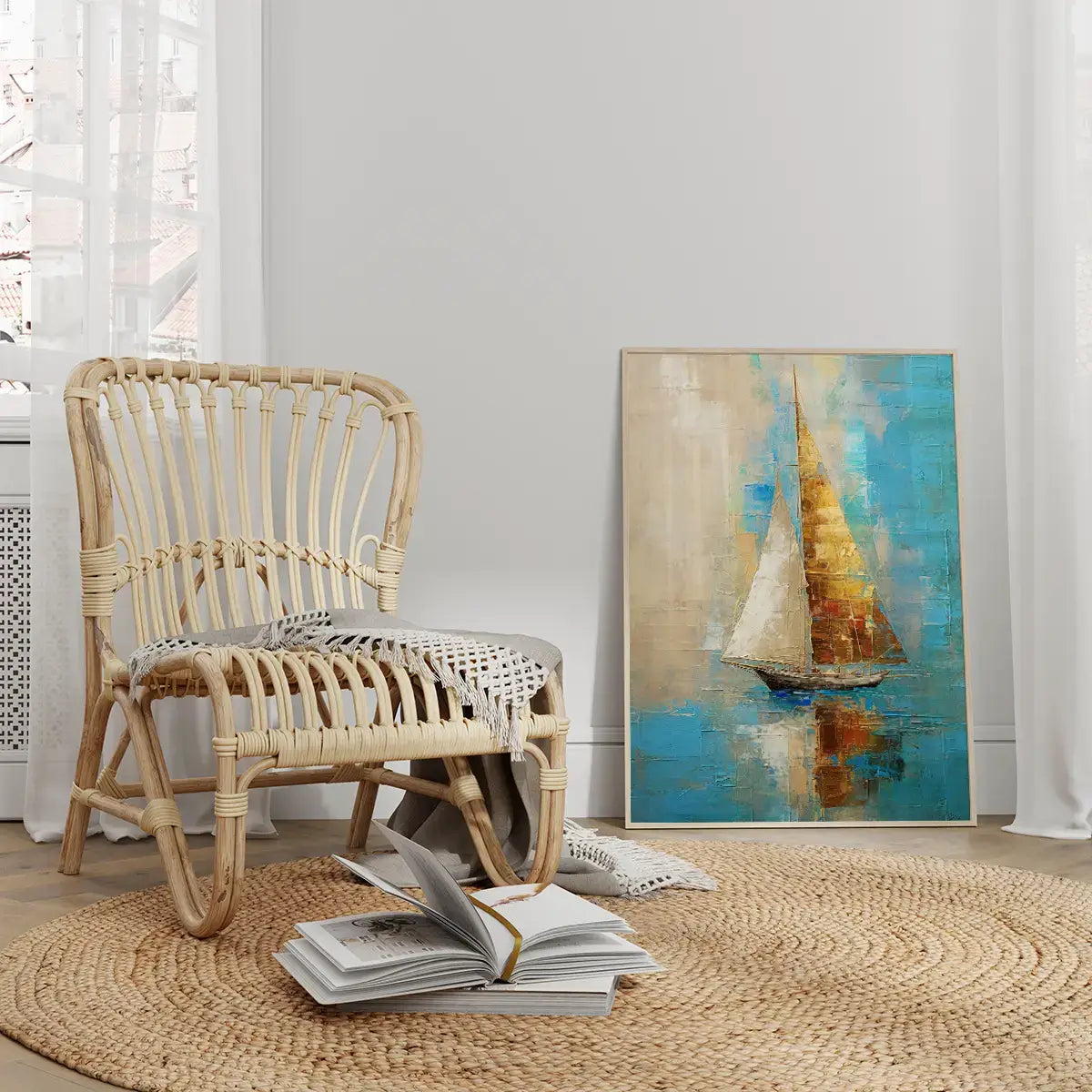 Plakat Pod Żaglami Słońca