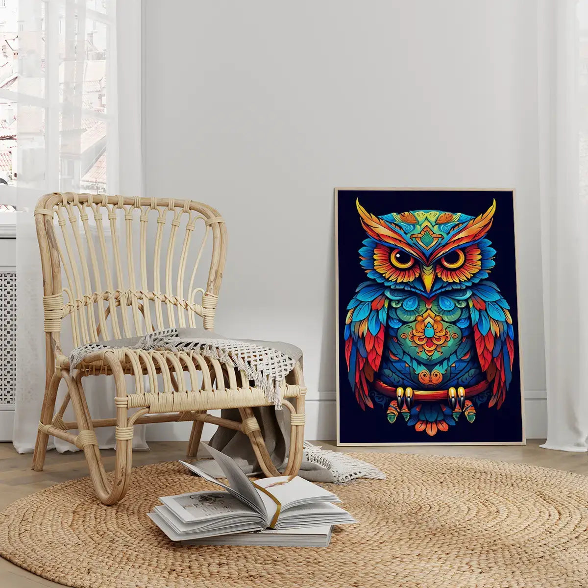 Plakat Barwny Stróż Nocy