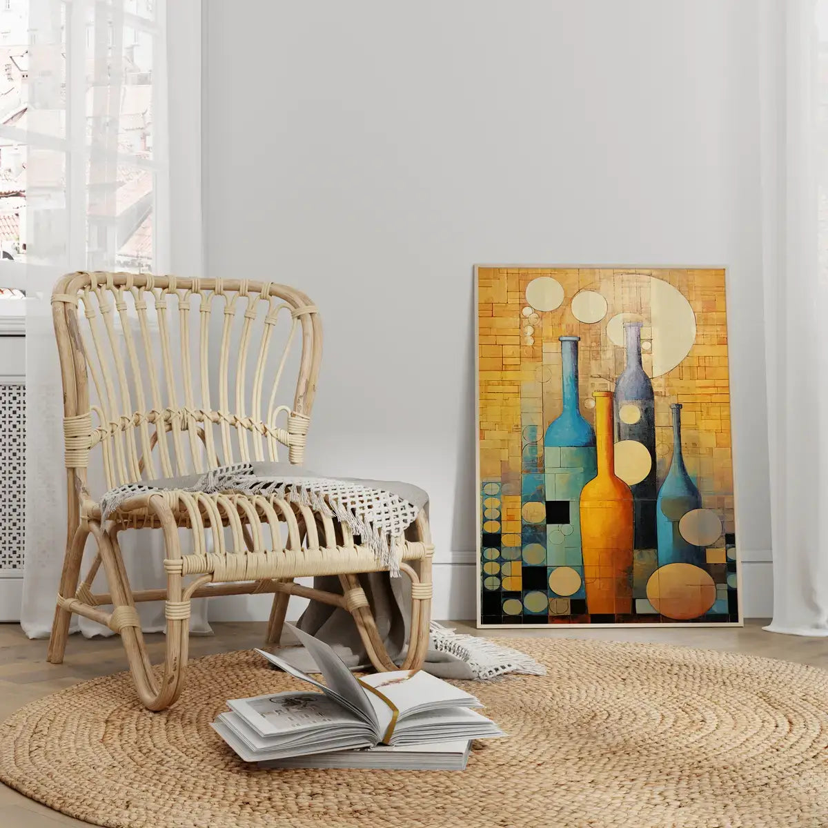 Plakat Kubistyczna Kompozycja