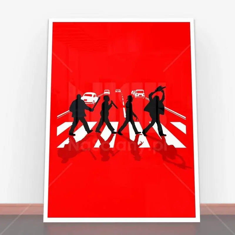Plakat Abbey Road Killer Red.