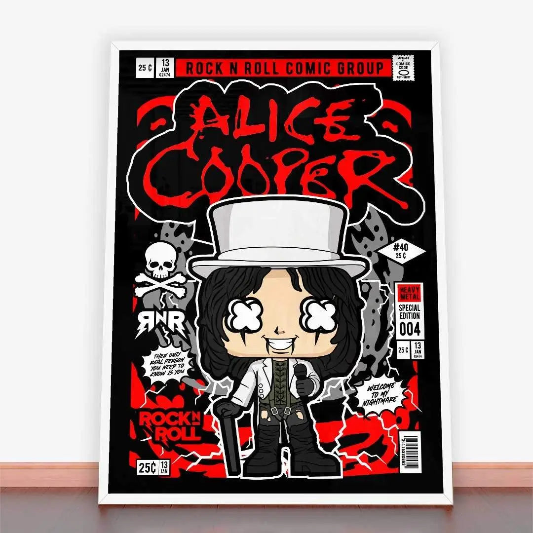 Plakat Alice Cooper.