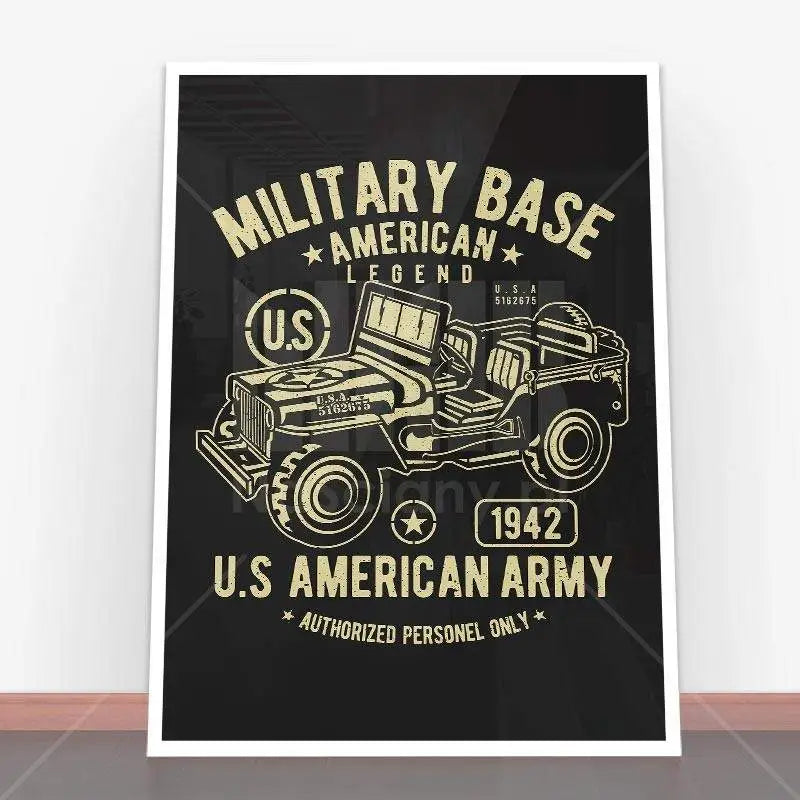 Plakat American Army Jeep.