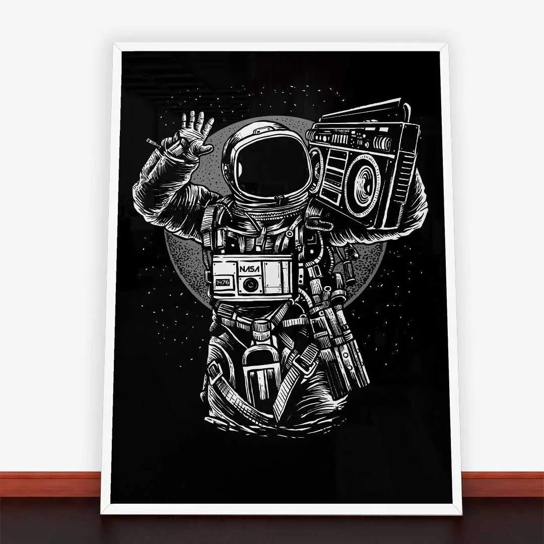 Plakat Astronaut Boombox.