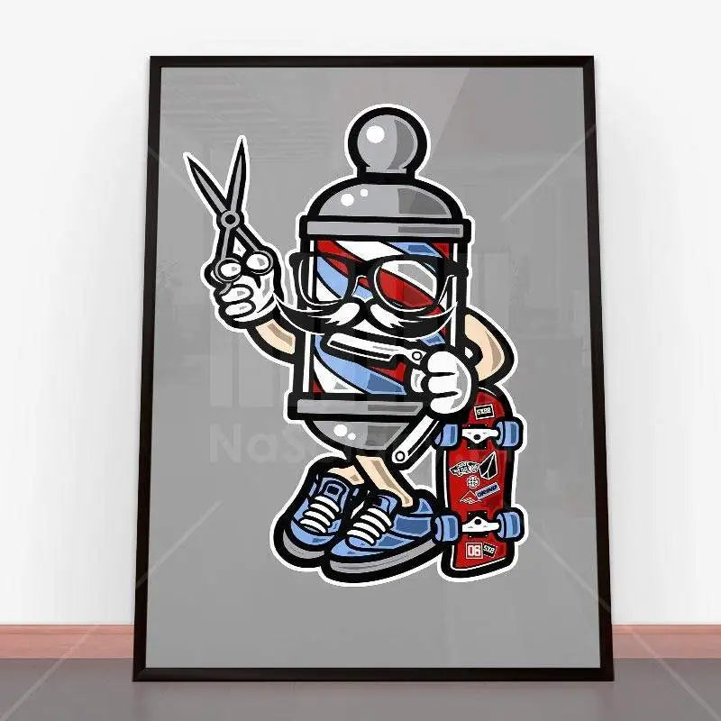 Plakat Barber Skater.