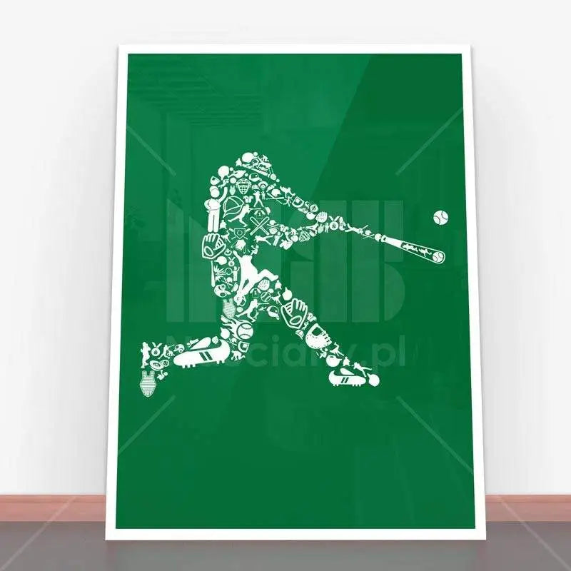 Plakat Baseball Player.