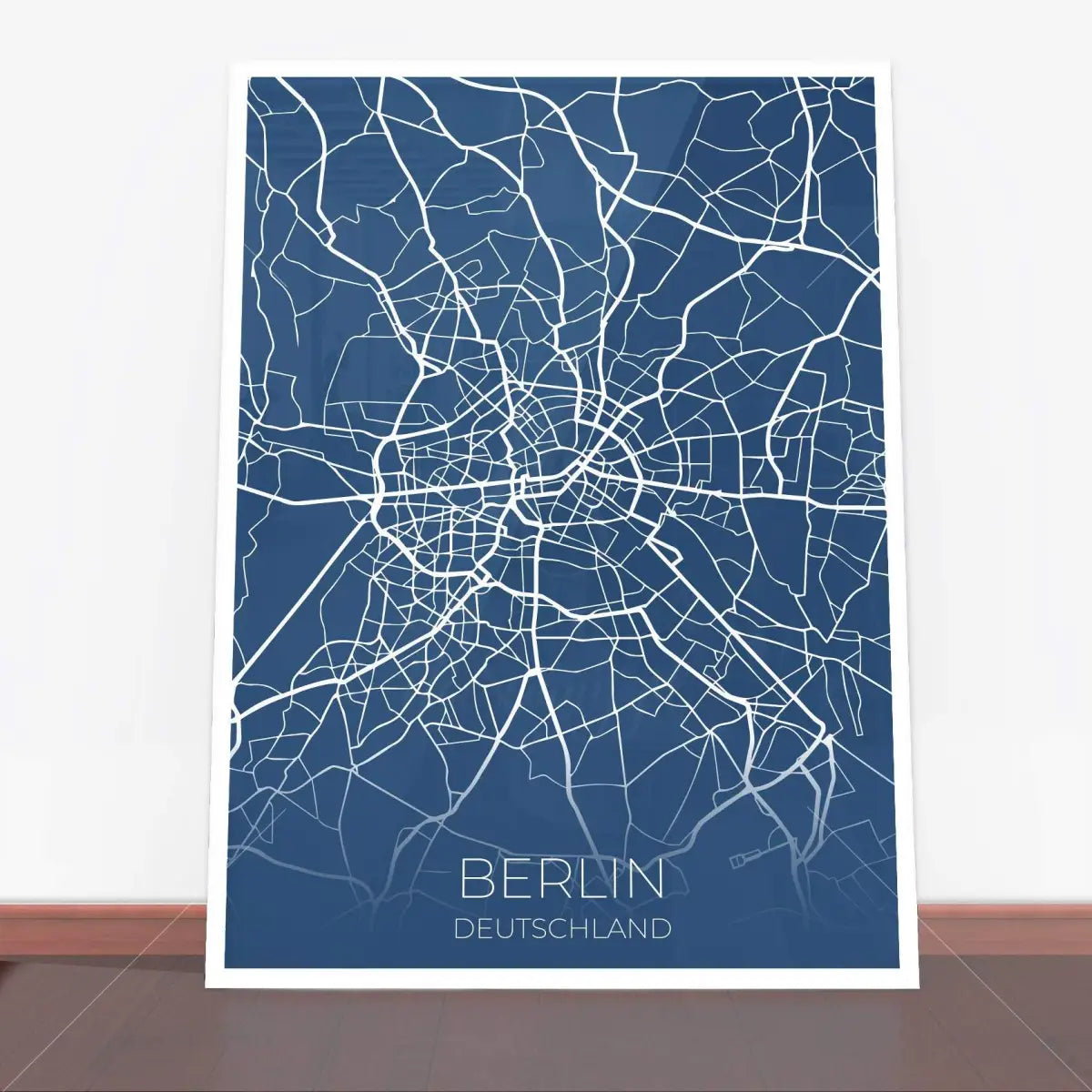 Plakat Berlin mapa.