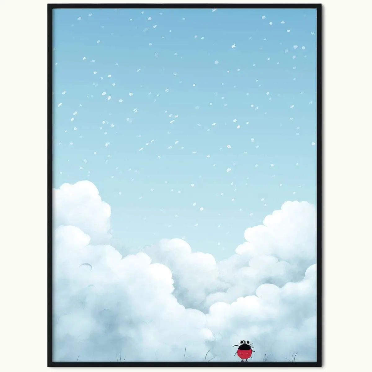 Plakat Biedronka Wśród Chmur.