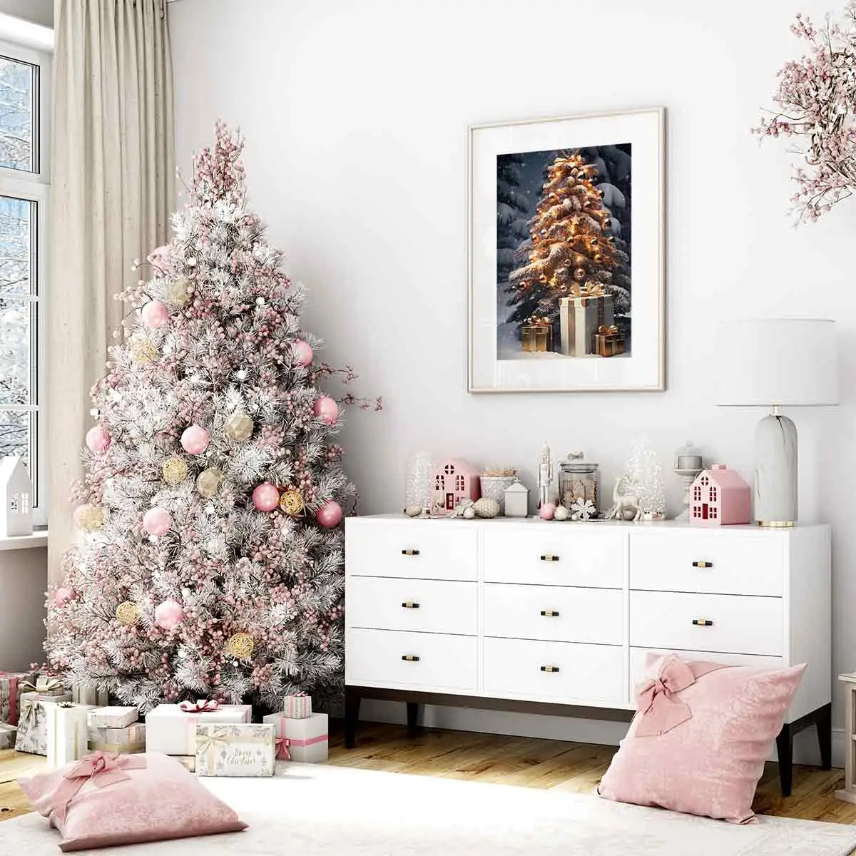 Plakat Blask Zimowej Nocy.