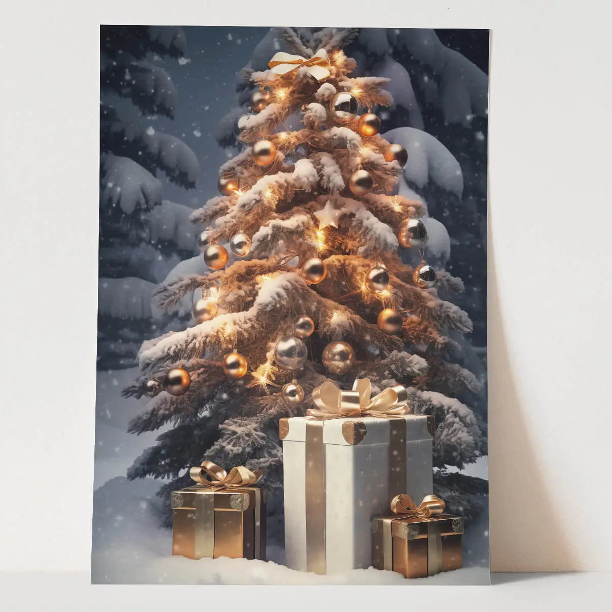 Plakat Blask Zimowej Nocy.