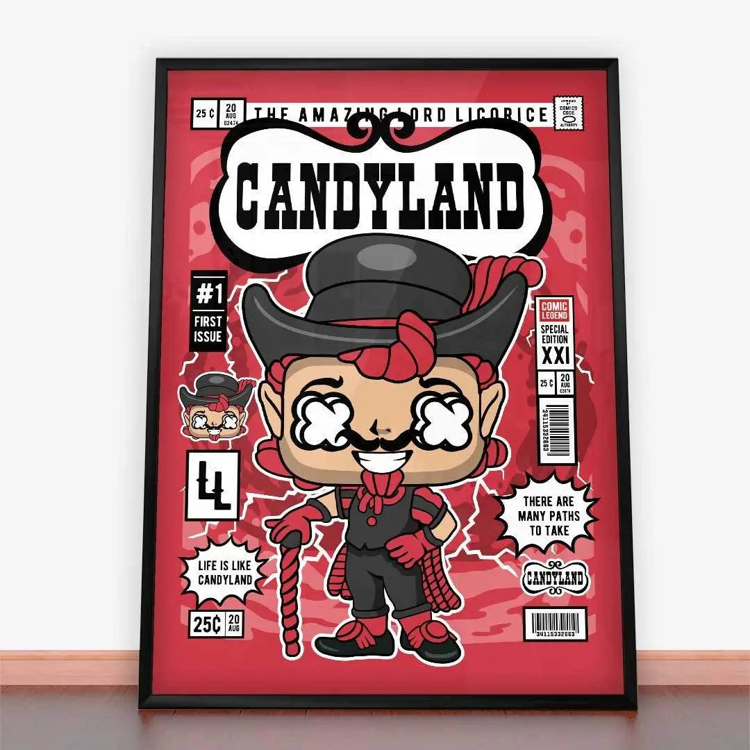Plakat Candy Land Lord Licorice.
