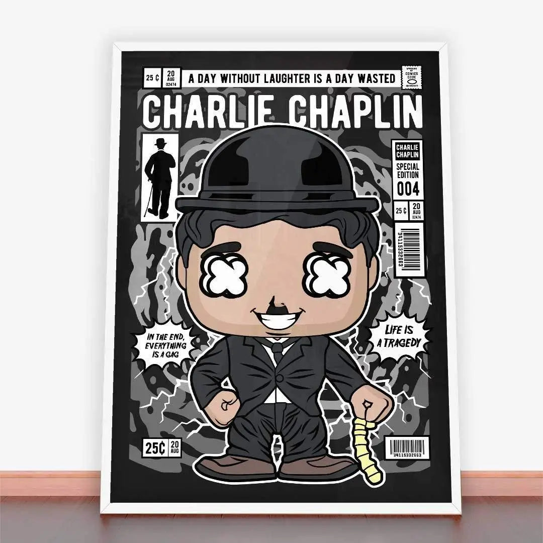 Plakat Charlie Chaplin.