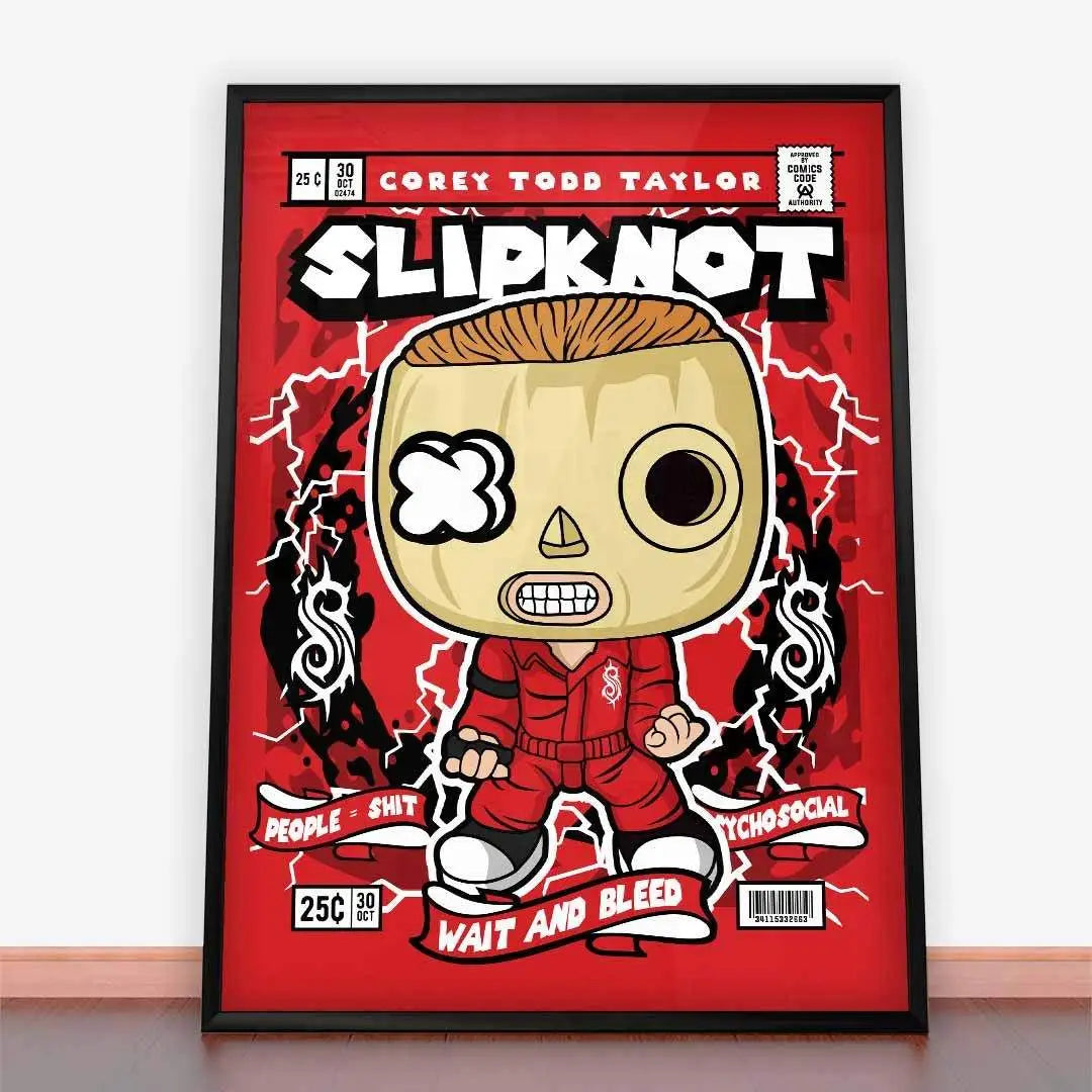 Plakat Corey Taylor Slipknot.