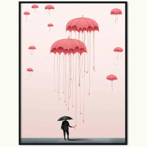 Plakat Człowiek i Meduzy.