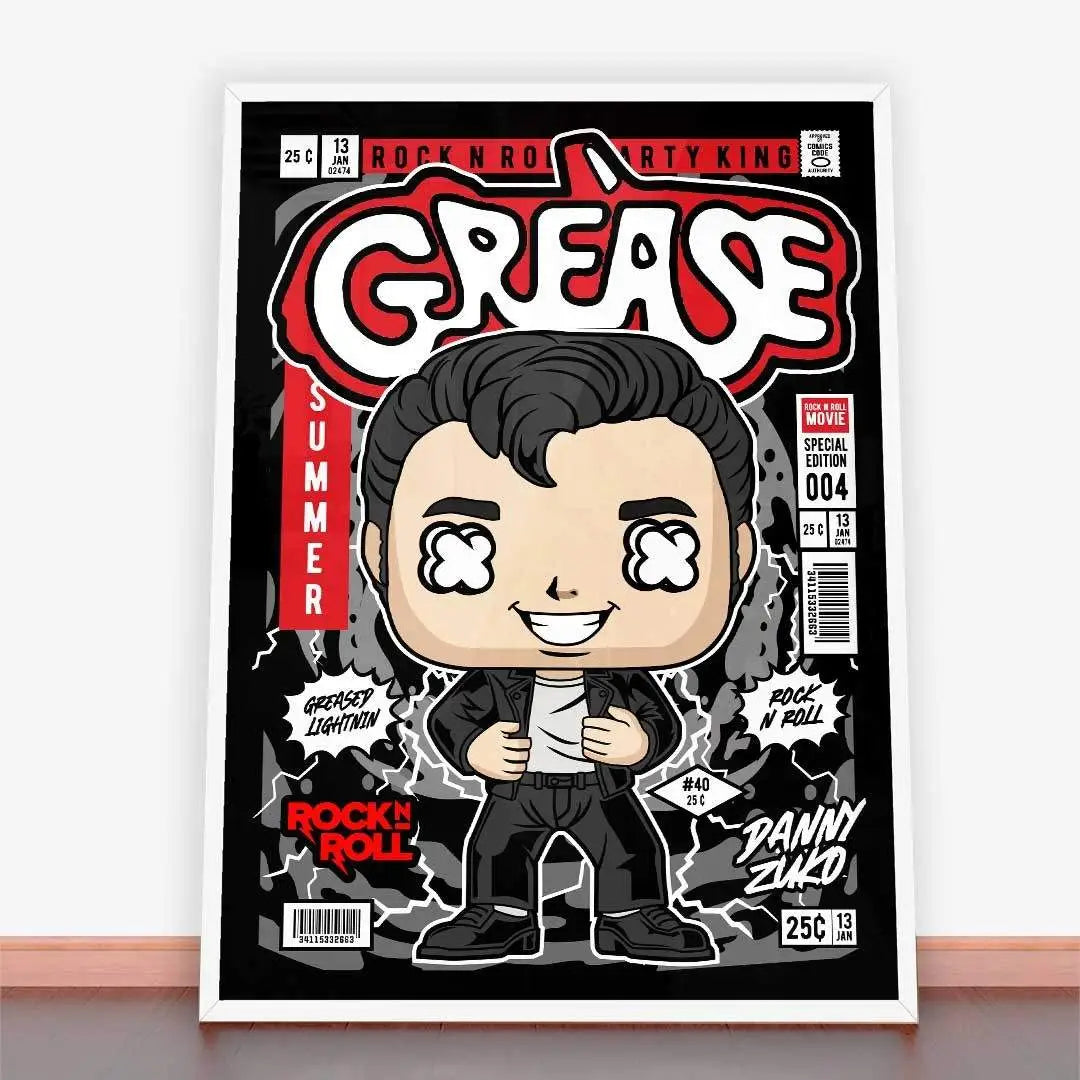 Plakat Danny Zuko Grease.