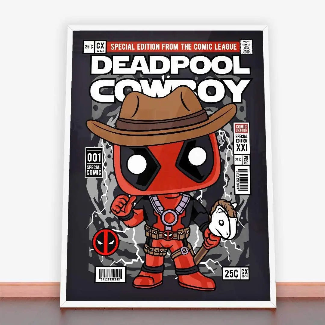 Plakat Deadpool Cowboy.