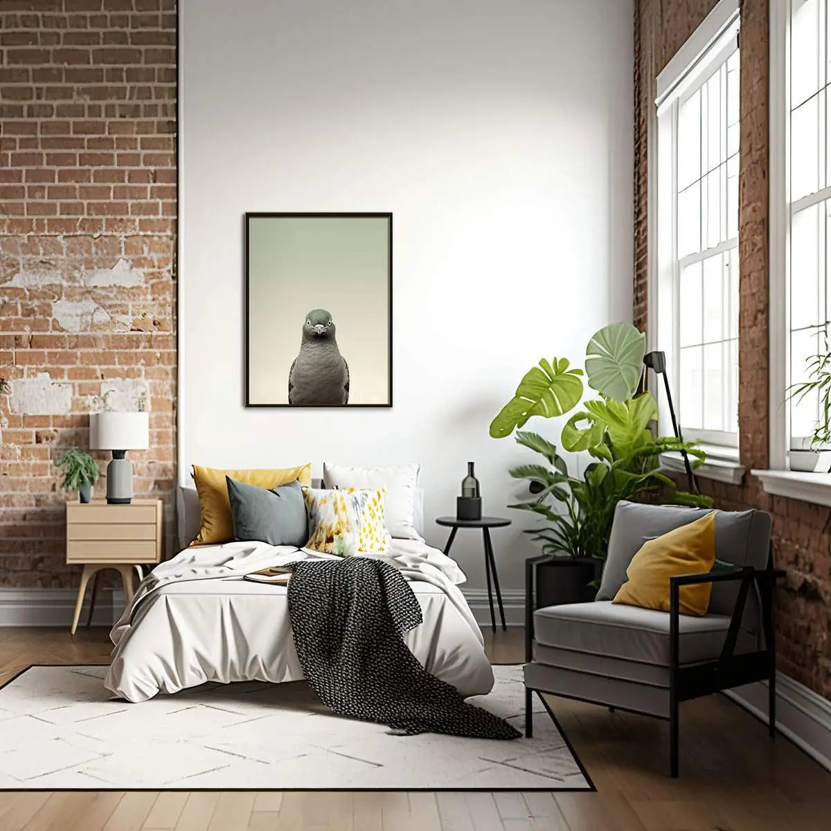 Plakat Dostojny Gołąb.