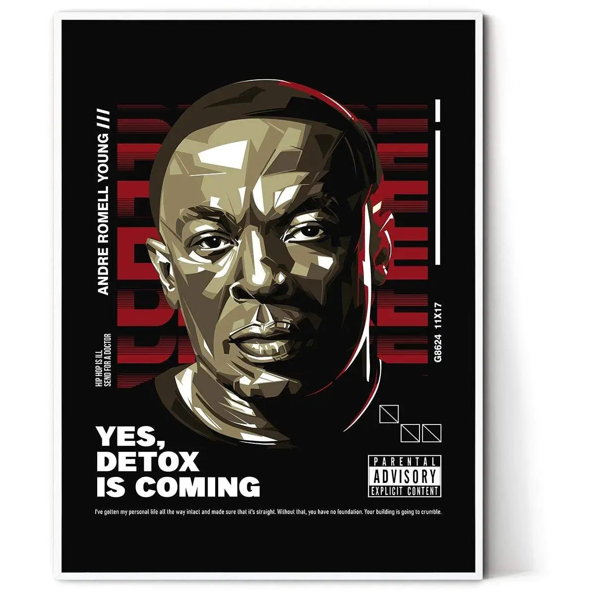Plakat Dr. Dre DETOX.