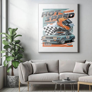 Plakat Drift i Ekstremalna Prędkość - Supercar Racing.