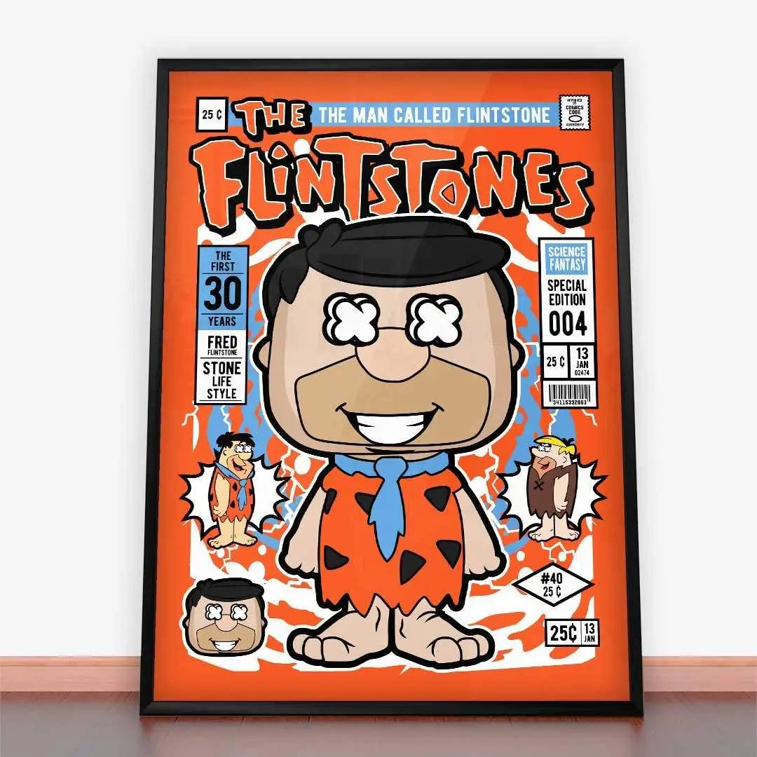 Plakat Fred Flinstones.