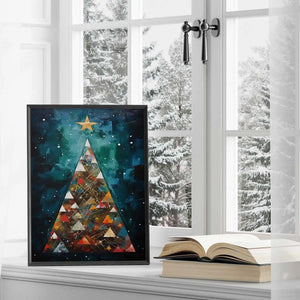 Plakat Geometryczna Magia Świąt.