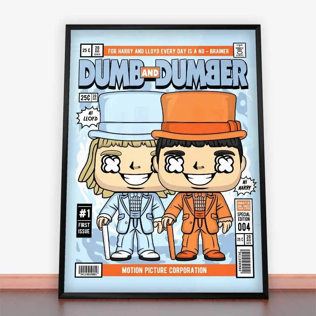 Plakat Głupi I Głupszy.