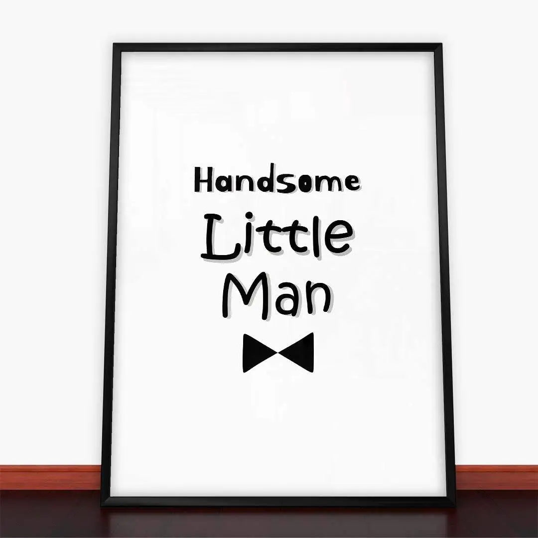 Framed plakat Handsome Little Man print showcasing a charming design for any room