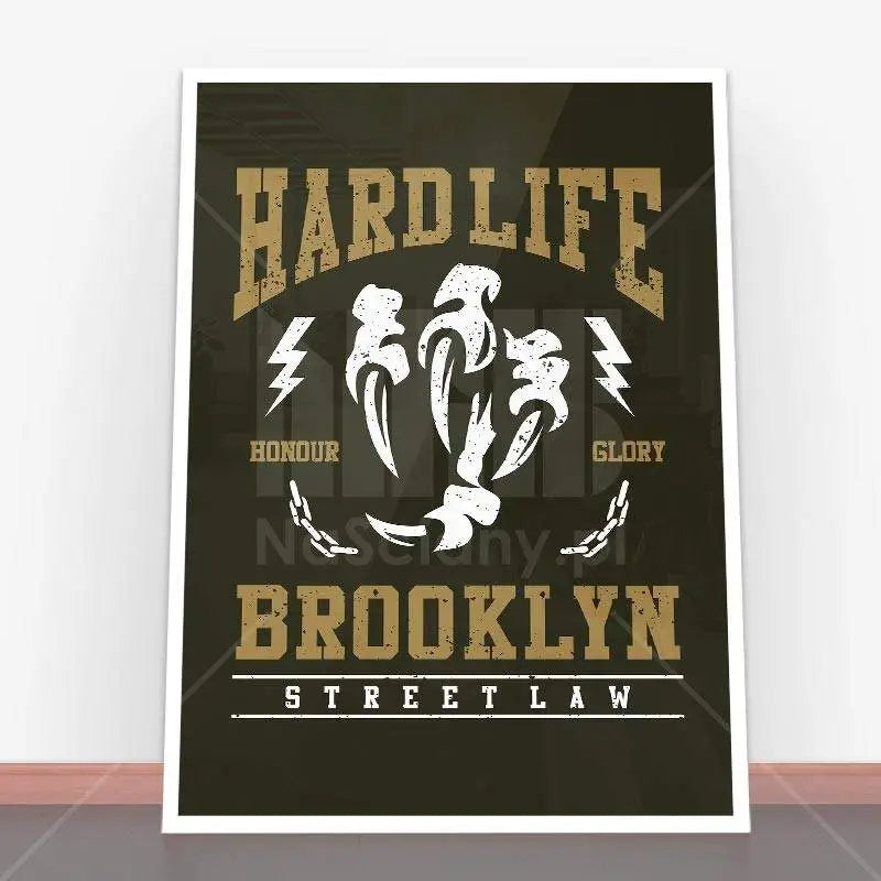 Plakat Hard Life.