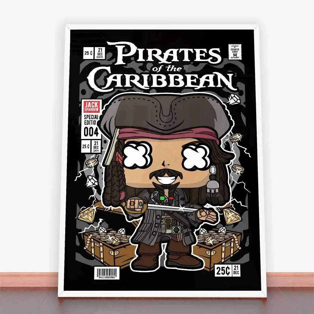 Plakat Jack Sparrow Pirates Of The Caribbean.