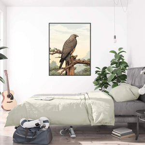 Plakat Jastrząb na Drzewie.