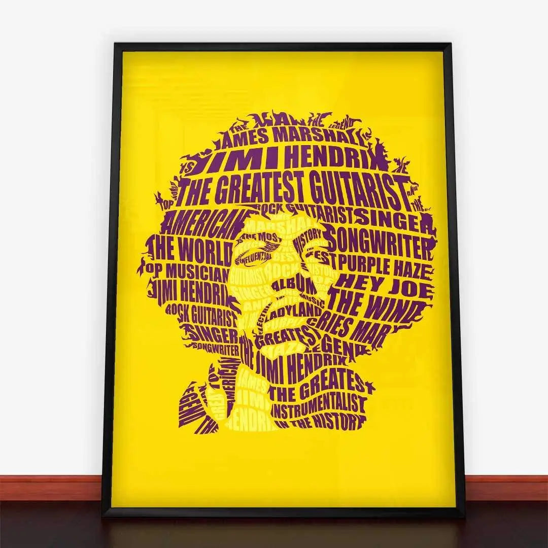 Plakat Jimmy Hendrix.