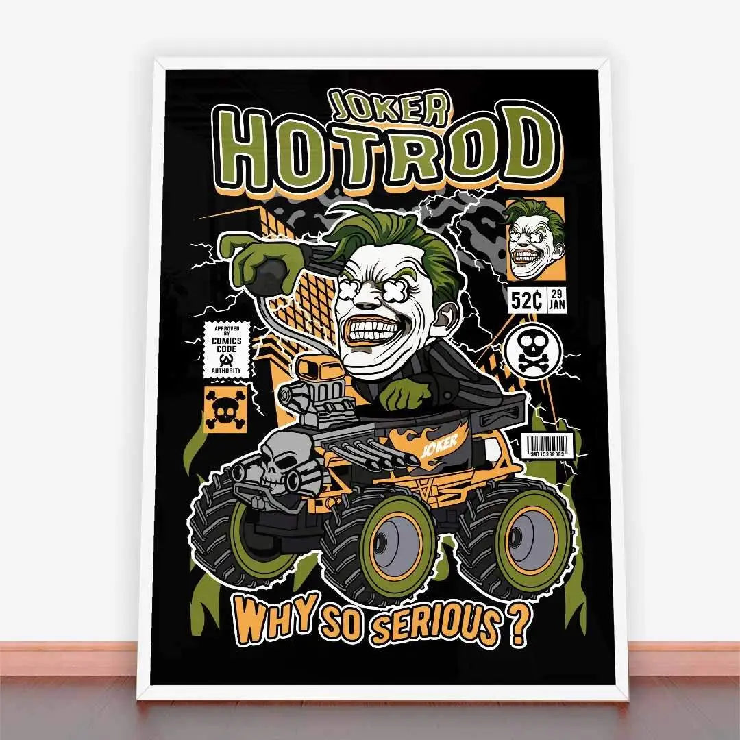 Plakat Joker Hotrod.