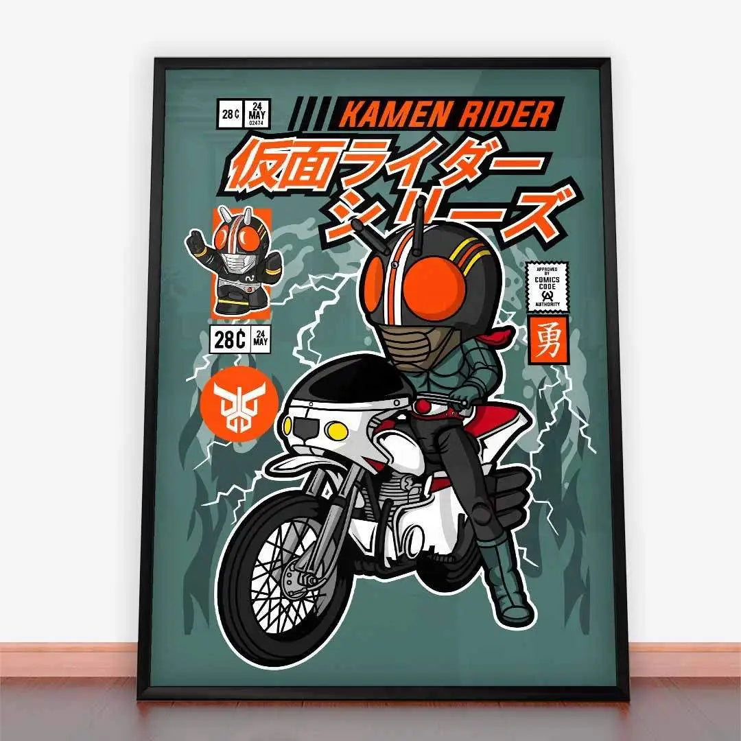 Plakat Kamen Rider Motorcycle.