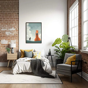 Plakat Konie i Chmury.