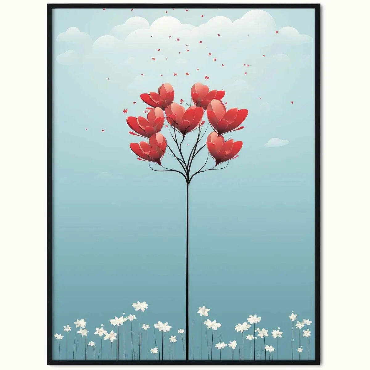 Plakat Kwitnące Drzewo.