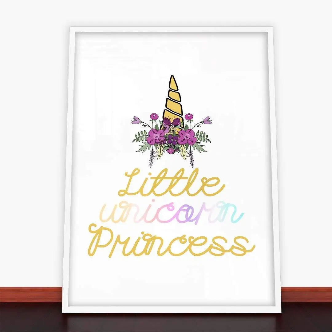 Plakat Little Unicorn Princess.