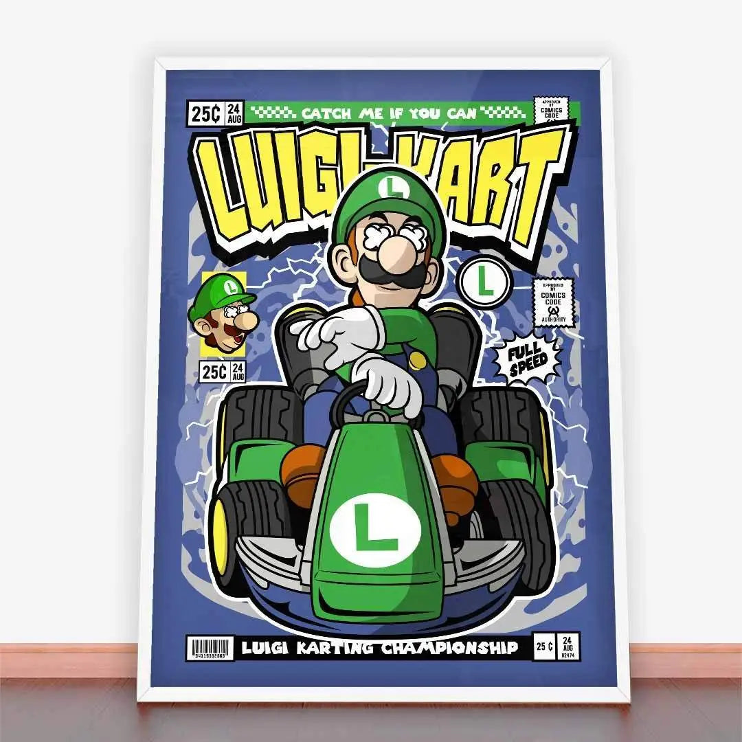 Plakat Luigi Karting.