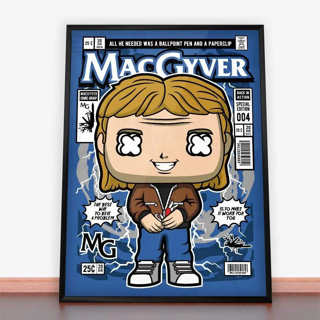 Plakat Macgyver.