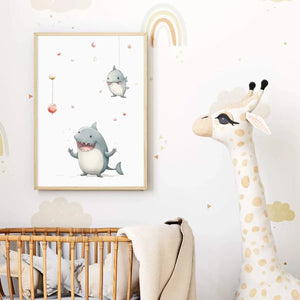 Plakat Małe Rekinki.