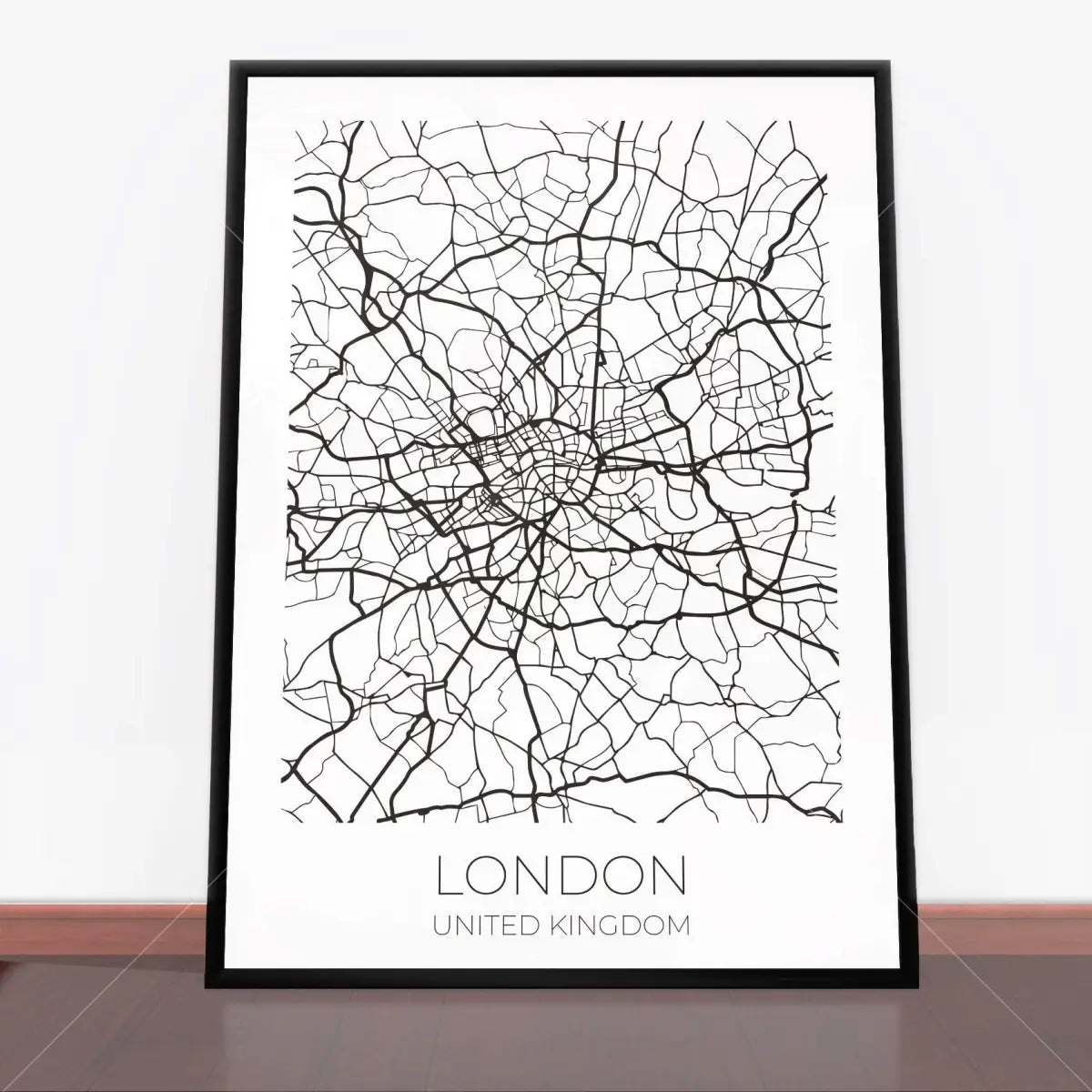 Plakat Mapa Londynu.